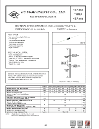 Datasheet HER156 производства DCCOM