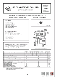 Datasheet HER804 производства DCCOM