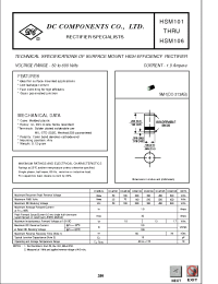 Datasheet HSM101 manufacturer DCCOM