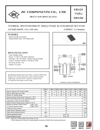 Datasheet KBH2D manufacturer DCCOM