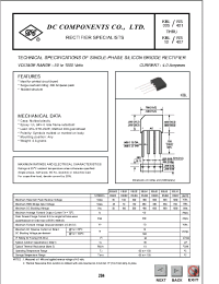 Datasheet KBL02 manufacturer DCCOM