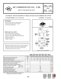 Datasheet KBPC50005W manufacturer DCCOM