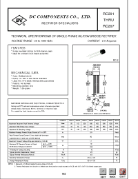 Datasheet RC205 manufacturer DCCOM