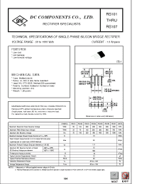 Datasheet RS103 manufacturer DCCOM