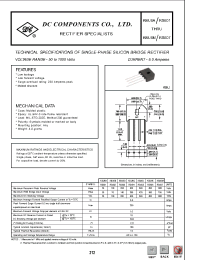 Datasheet RS601 производства DCCOM