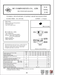 Datasheet S1M manufacturer DCCOM