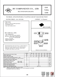 Datasheet S3J manufacturer DCCOM