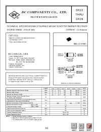 Datasheet SK25 производства DCCOM