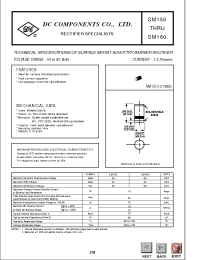 Datasheet SM160 manufacturer DCCOM