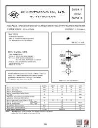Datasheet SM5817 manufacturer DCCOM