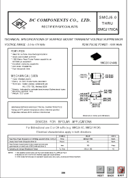 Datasheet SMCJ110A manufacturer DCCOM