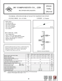 Datasheet SR280 manufacturer DCCOM