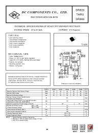 Datasheet SR830 manufacturer DCCOM