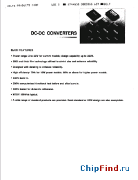 Datasheet DPD12R05 manufacturer Delta