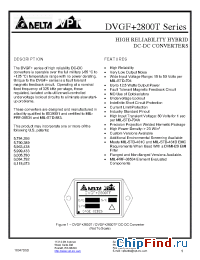 Datasheet DVGF2800T manufacturer Delta