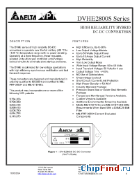 Datasheet DVHE28S-XXX производства Delta