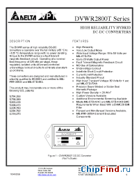 Datasheet DVWR283R315TF-XXX производства Delta