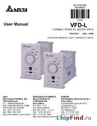 Datasheet VFD-L manufacturer Delta