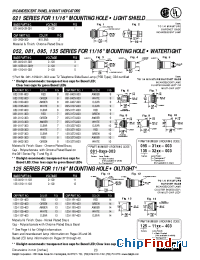 Datasheet 125-1132-403 manufacturer Dialight