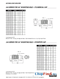 Datasheet 249-4167-3334-504 производства Dialight
