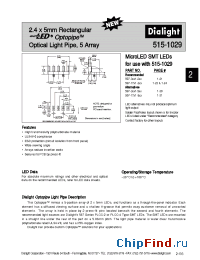 Datasheet 515-1029 manufacturer Dialight