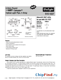 Datasheet 515-1037 manufacturer Dialight
