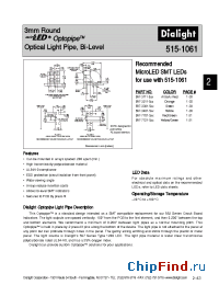 Datasheet 515-1061 manufacturer Dialight