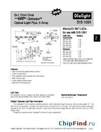 Datasheet 515-1091 manufacturer Dialight