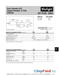 Datasheet 521-9284 manufacturer Dialight