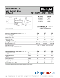 Datasheet 521-9320 manufacturer Dialight