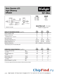 Datasheet 521-9408 manufacturer Dialight