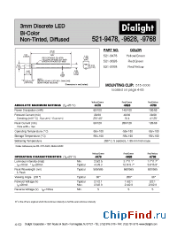 Datasheet 521-9478 manufacturer Dialight