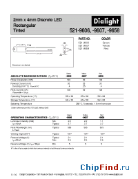 Datasheet 521-9607 manufacturer Dialight