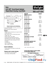 Datasheet 550-0307-004 manufacturer Dialight