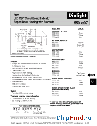 Datasheet 550-0407-010 manufacturer Dialight
