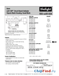 Datasheet 550-1305-004 manufacturer Dialight
