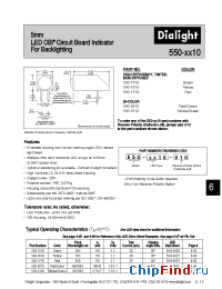 Datasheet 550-1510 manufacturer Dialight