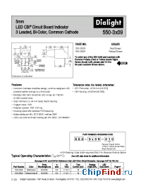 Datasheet 550-3509-010 manufacturer Dialight