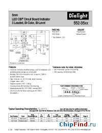 Datasheet 552-3544 manufacturer Dialight