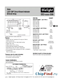 Datasheet 553-0111-306 manufacturer Dialight
