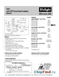 Datasheet 553-0133-310 manufacturer Dialight