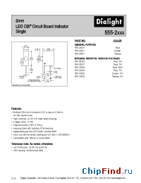 Datasheet 555-2403 manufacturer Dialight