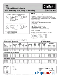 Datasheet 558-0101-007 manufacturer Dialight