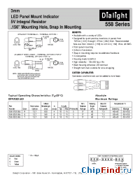 Datasheet 558-0302-007 manufacturer Dialight