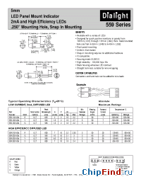 Datasheet 559-1101-001 manufacturer Dialight