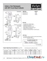 Datasheet 561-4101-081 manufacturer Dialight