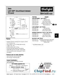 Datasheet 564-0100-111 manufacturer Dialight