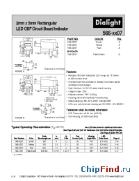 Datasheet 566-0207 manufacturer Dialight