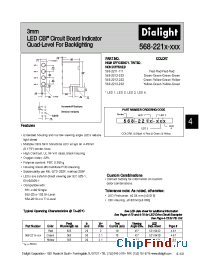 Datasheet 568-2211-111 manufacturer Dialight