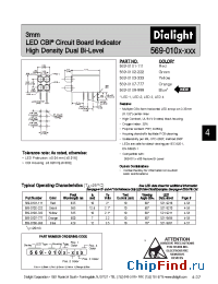 Datasheet 569-0101-111 manufacturer Dialight